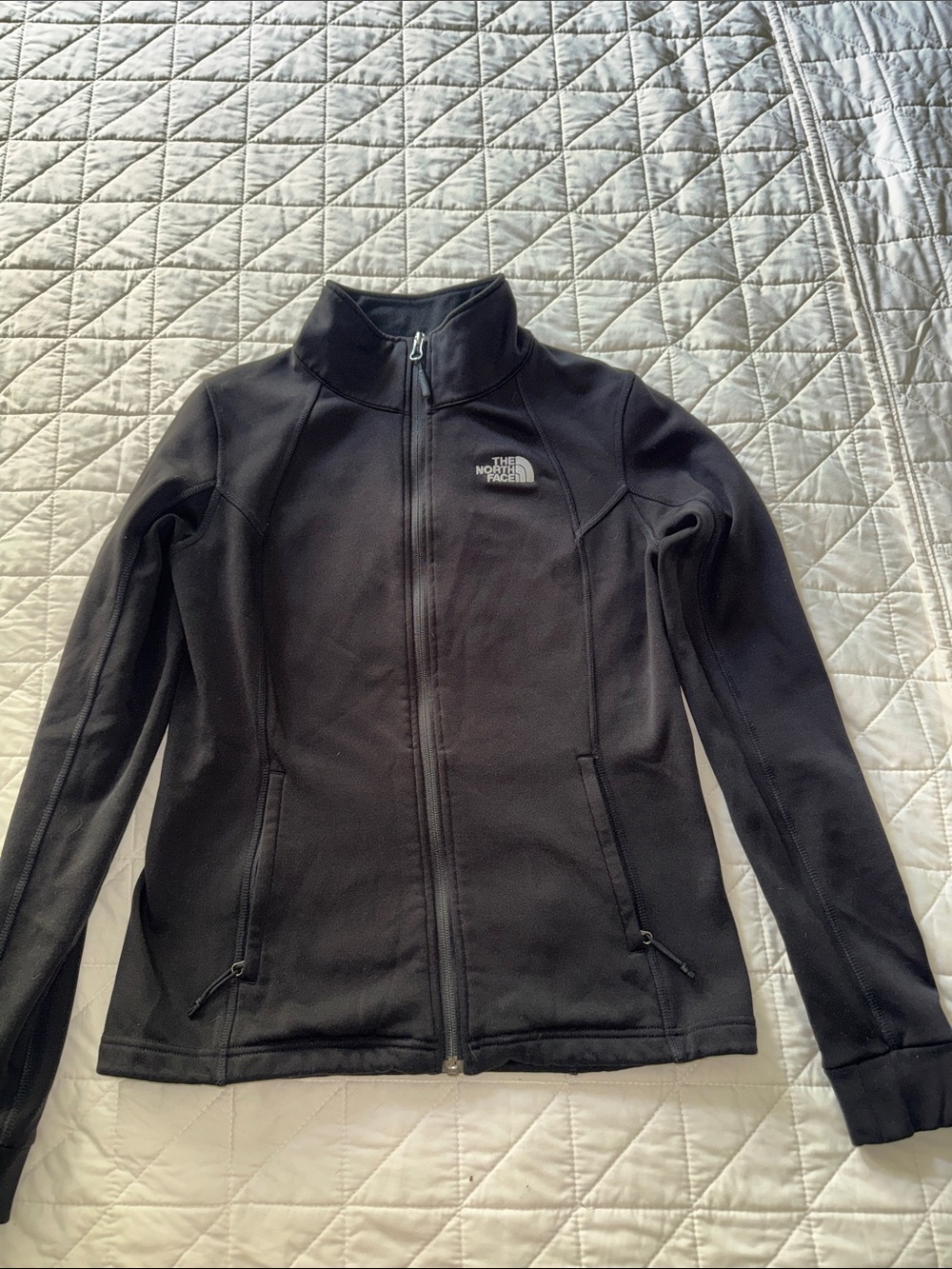 North Face Women's Black Full-Zip Utility Fleece Jacket